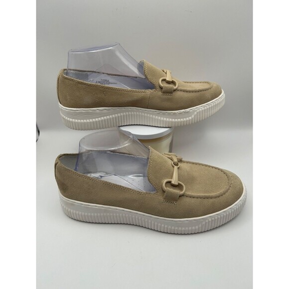 Sofft Women's Boat Shoes Suede Leather Horsebit Accent Tan Size 8.5M NEW - Picture 3 of 8